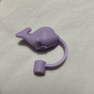 Whale straw toppers